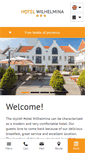 Mobile Screenshot of hotelwilhelminadomburg.nl